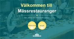 Desktop Screenshot of massrestauranger.se