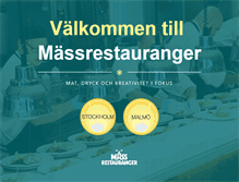 Tablet Screenshot of massrestauranger.se